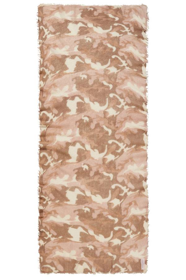 Pur Schoen Schal camo nougat-camel classic Exklusive Angebote