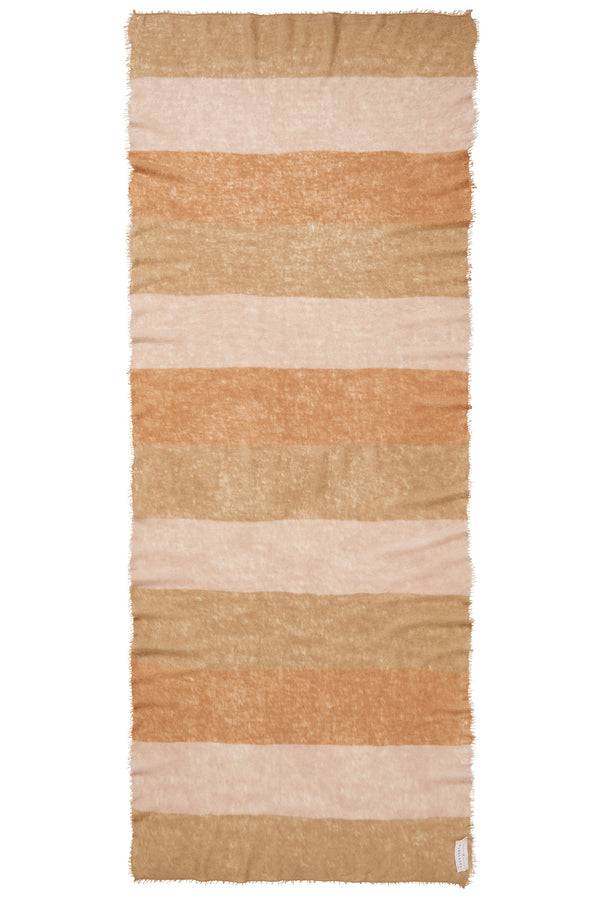 Pur Schoen Schal block 3 camel Tägliche Deals