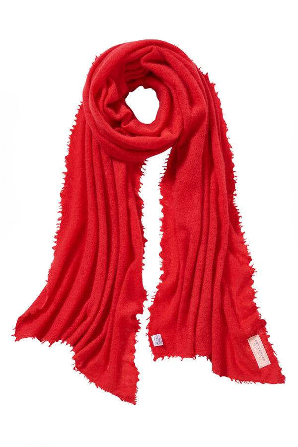 Pur Schoen Schal red Sonderangebote