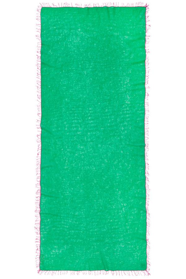 Pur Schoen Schal limette fransen pink Bis zu 60% Rabatt