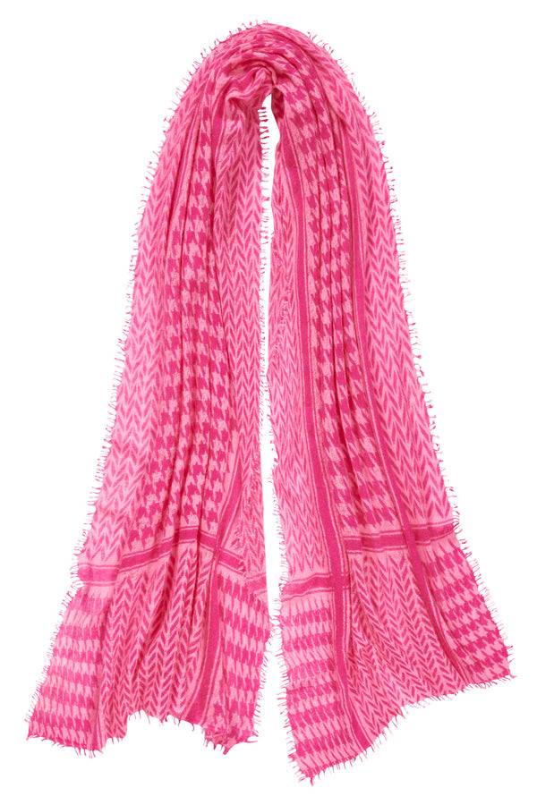 Pur Schoen Schal milano flamingo-neon pink Nur noch ein Tag übrig