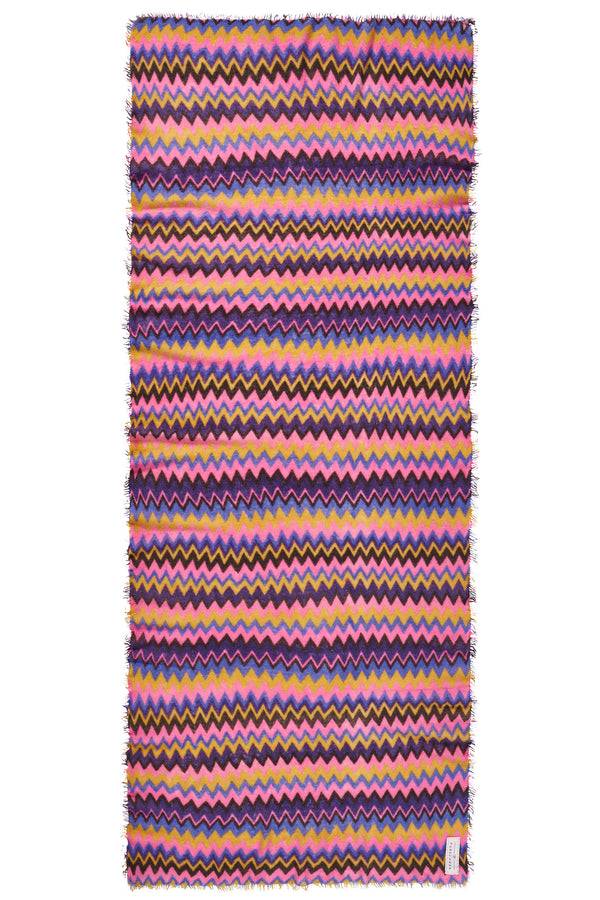 Pur Schoen Schal chevron blackberry-rose Riesige Rabatte