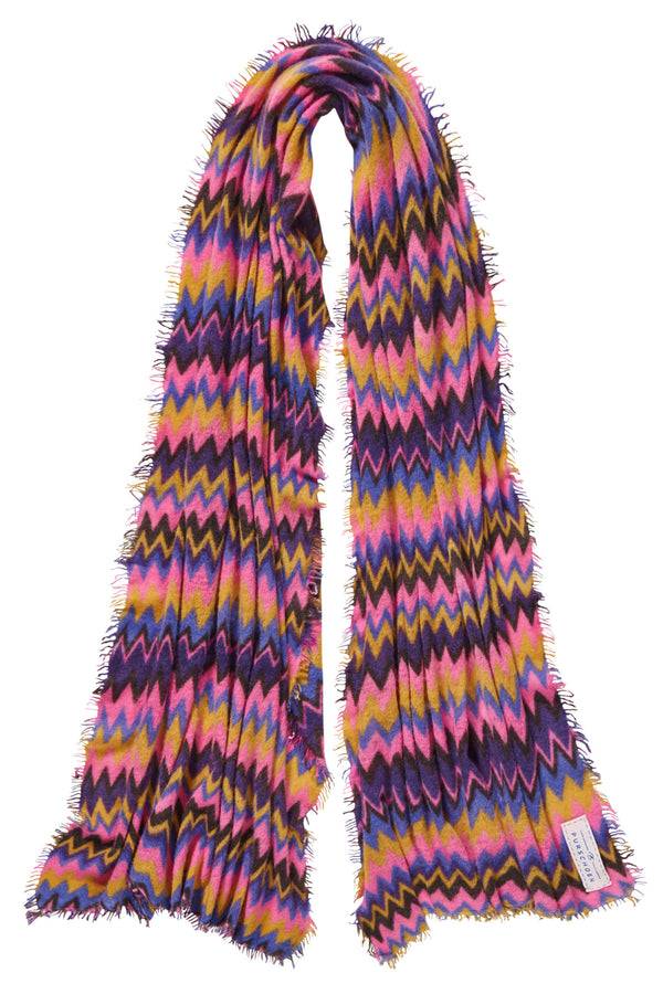 Pur Schoen Schal chevron blackberry-rose Riesige Rabatte