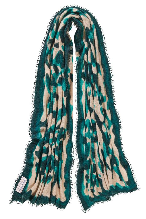 Pur Schoen Schal kalahari aquamarin-green dark Clearance-Verkauf