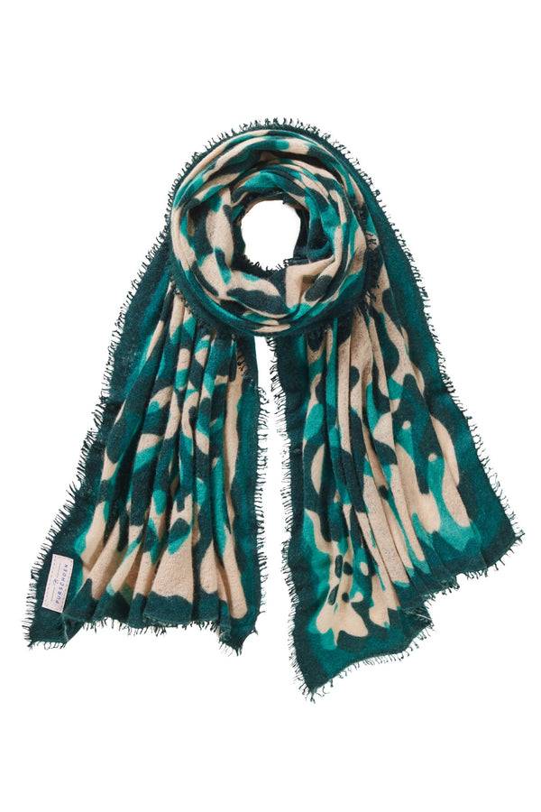 Pur Schoen Schal kalahari aquamarin-green dark Clearance-Verkauf