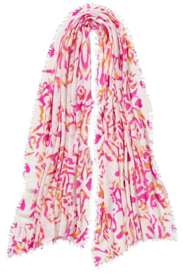 Pur Schoen Schal djungle heart pink 50% Rabatt für begrenzte Zeit