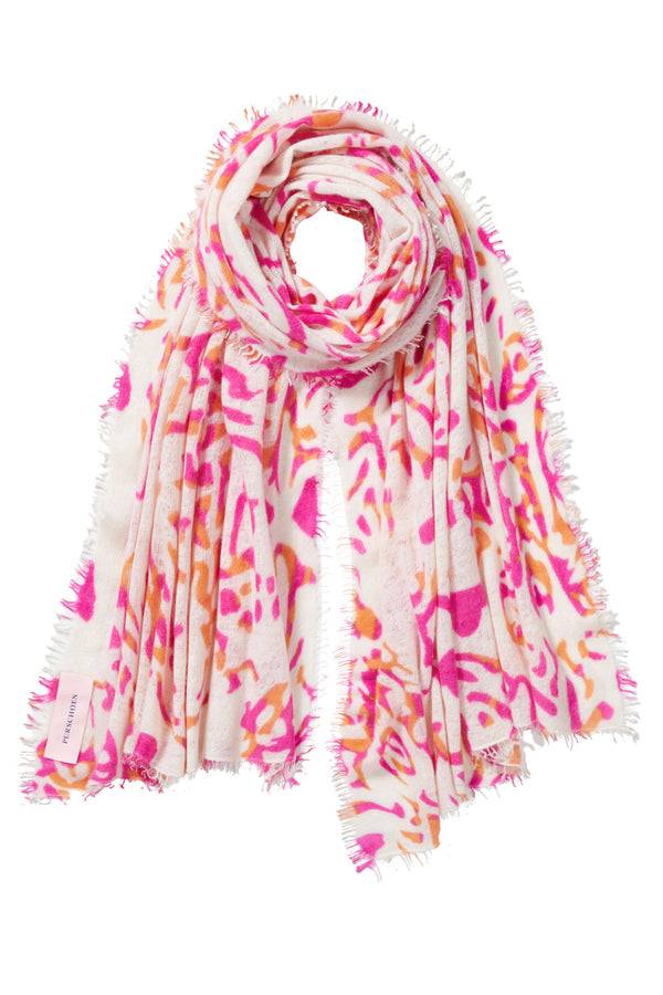 Pur Schoen Schal djungle heart pink 50% Rabatt für begrenzte Zeit