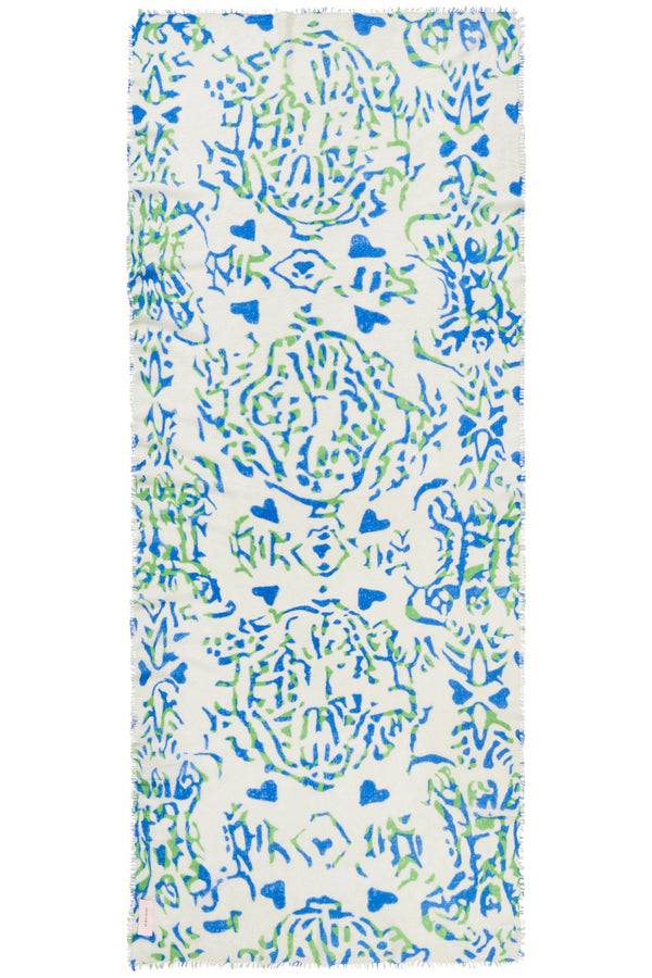 Pur Schoen Schal djungle heart sky blue Outlet