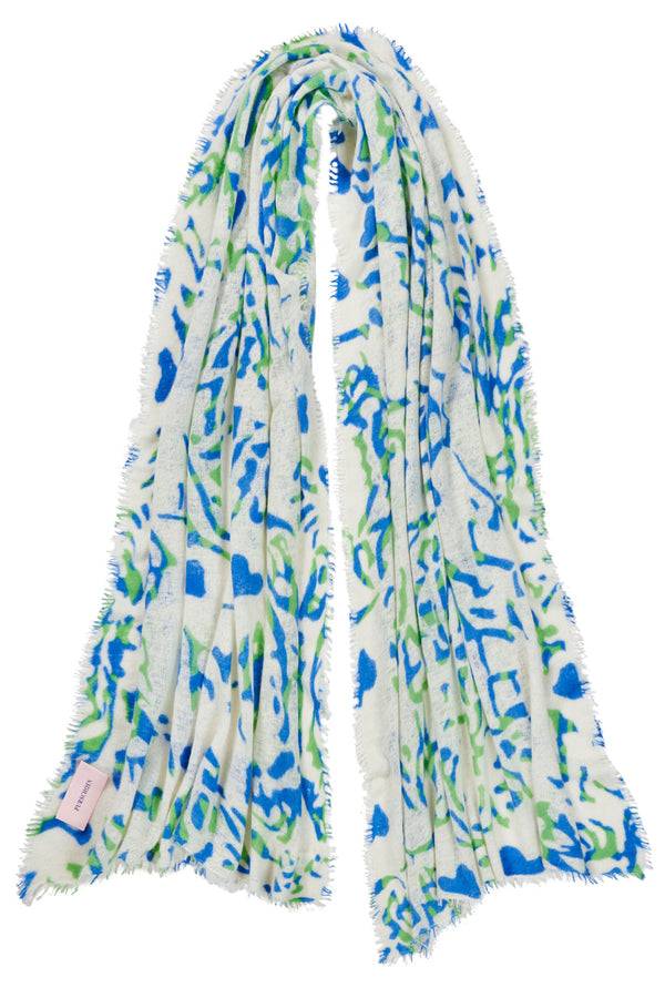 Pur Schoen Schal djungle heart sky blue Outlet