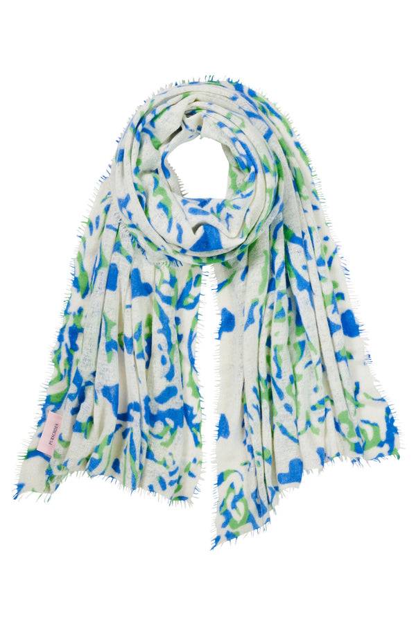 Pur Schoen Schal djungle heart sky blue Outlet