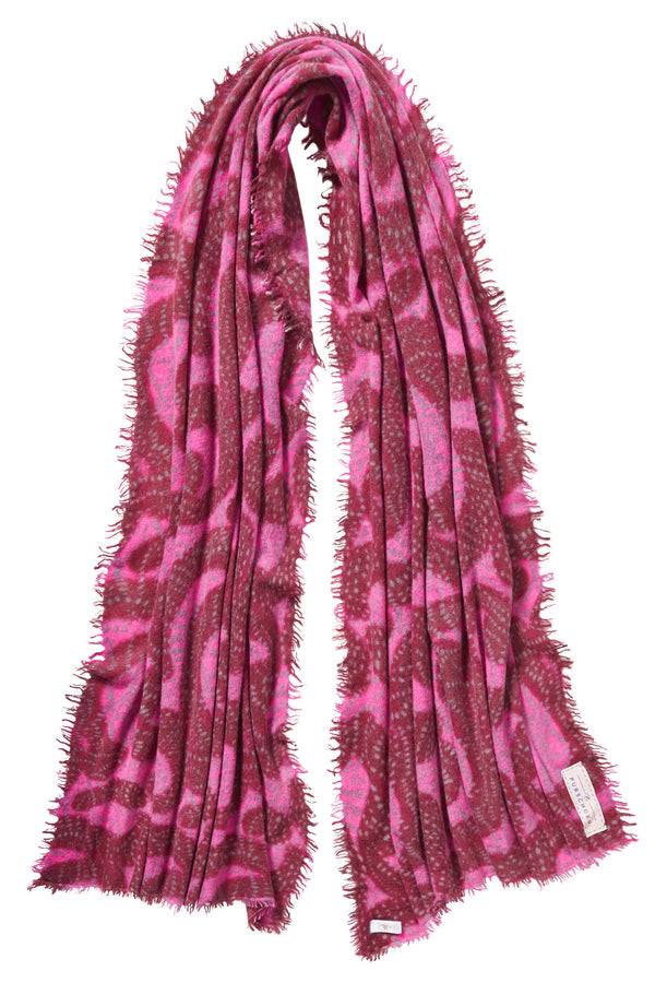 Pur Schoen Schal sprinkle bordo-pink Kostenloser Versand