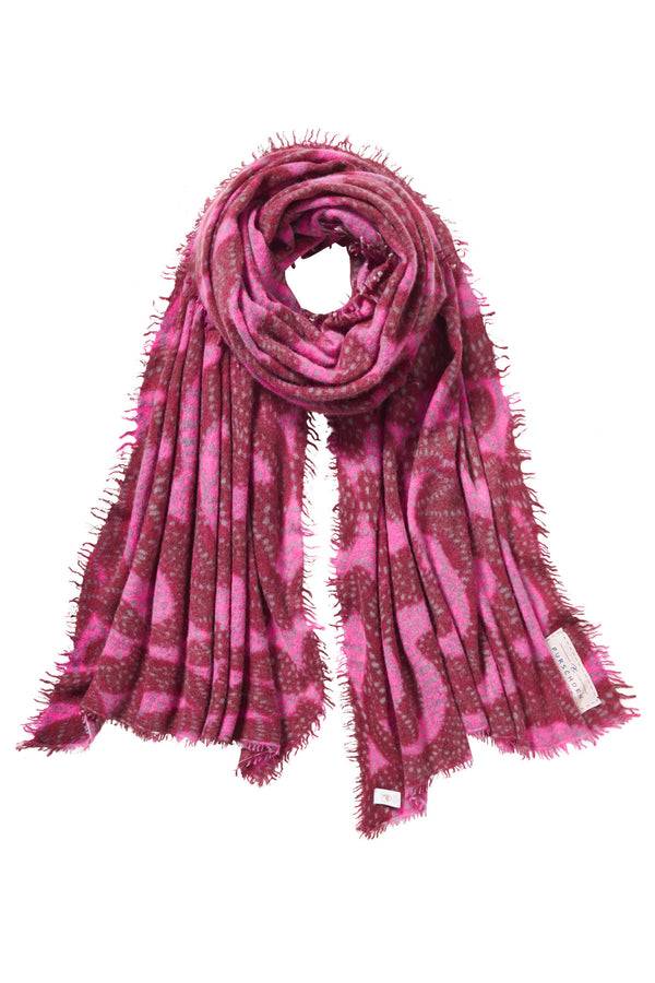 Pur Schoen Schal sprinkle bordo-pink Kostenloser Versand