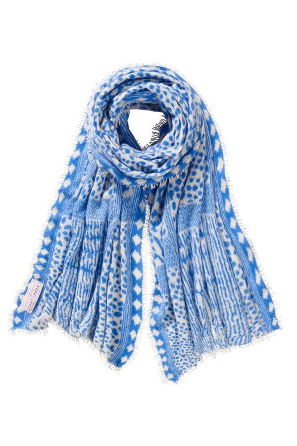 Pur Schoen Schal savanne skyblue Großer Ausverkauf