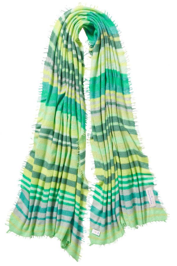 Pur Schoen Schal rainbow green dream Saisonschlussverkauf