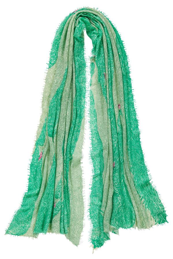 Pur Schoen Schal peacock grün Weihnachtsangebot