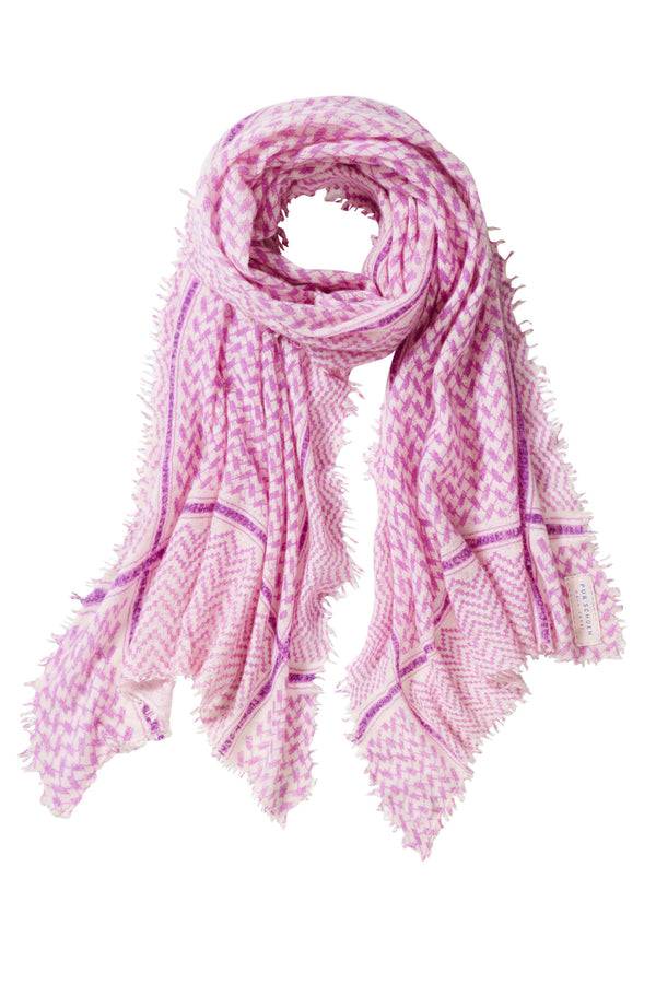 Pur Schoen Schal pali ps flieder-puder rose Valentinstagsangebot
