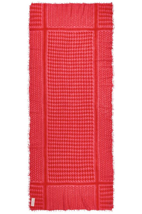 Pur Schoen Schal milano melone-chili red Letzte 3 Tage
