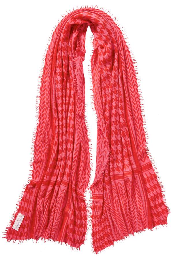 Pur Schoen Schal milano melone-chili red Letzte 3 Tage