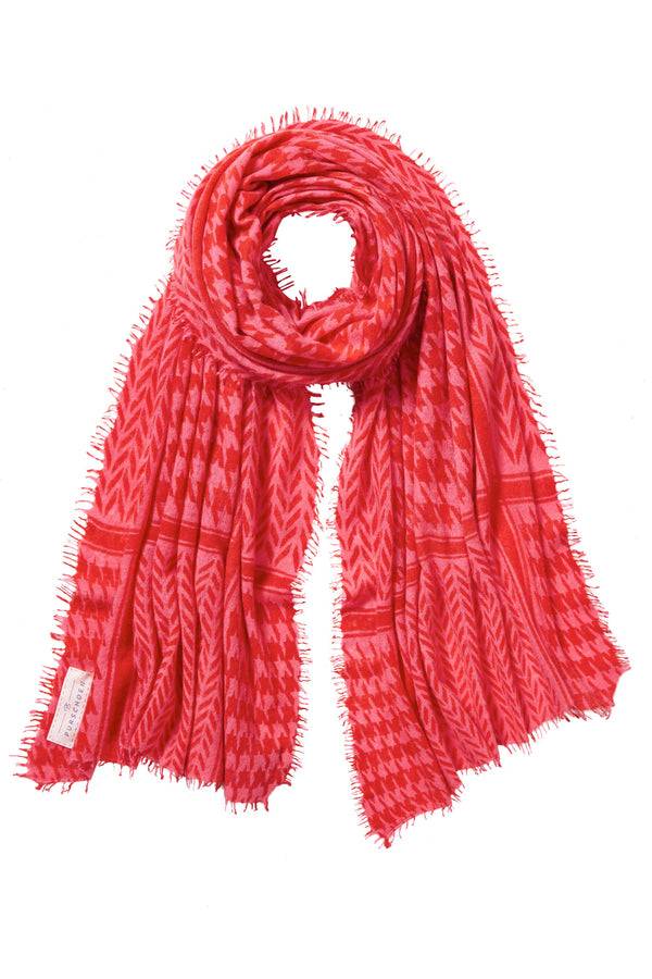 Pur Schoen Schal milano melone-chili red Letzte 3 Tage