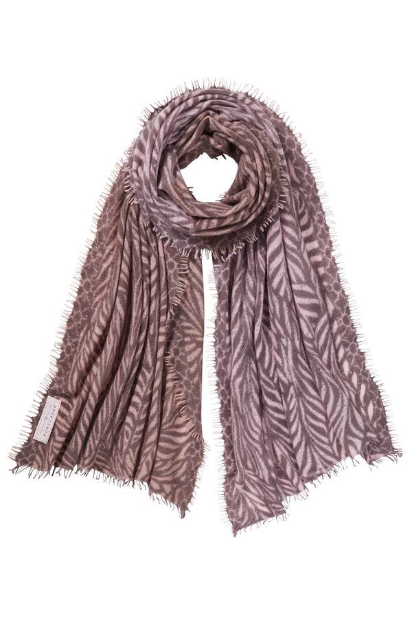 Pur Schoen Schal leafgarden multi nougat dark Neueste Stile