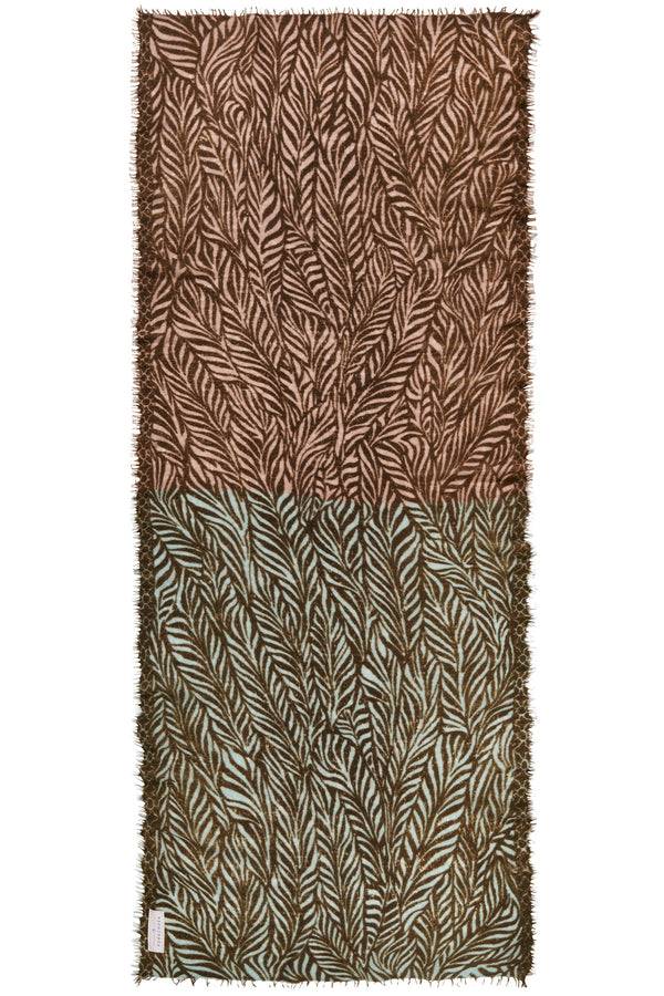 Pur Schoen Schal leafgarden multi oliv Letzter Tag