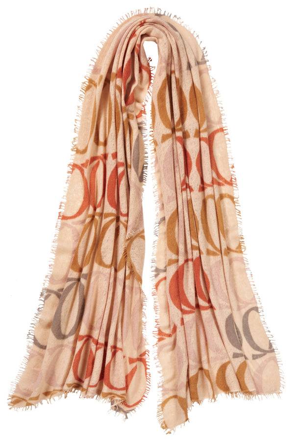 Pur Schoen Schal logo-love bigO sand Bis zu 65% Rabatt