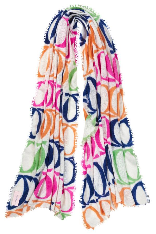 Pur Schoen Schal logo-love bigO multi 1 Sonderangebot der Fabrik