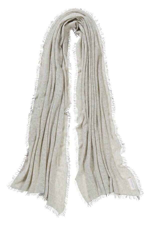 Pur Schoen Schal grey fransen stone grey Im Verkauf