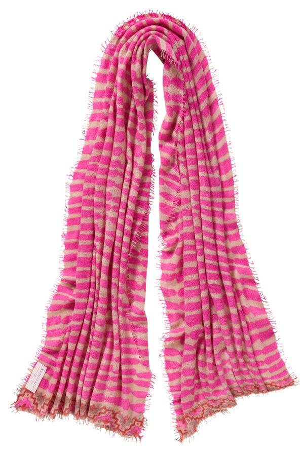 Pur Schoen Schal habbat pink-camel Verkauf