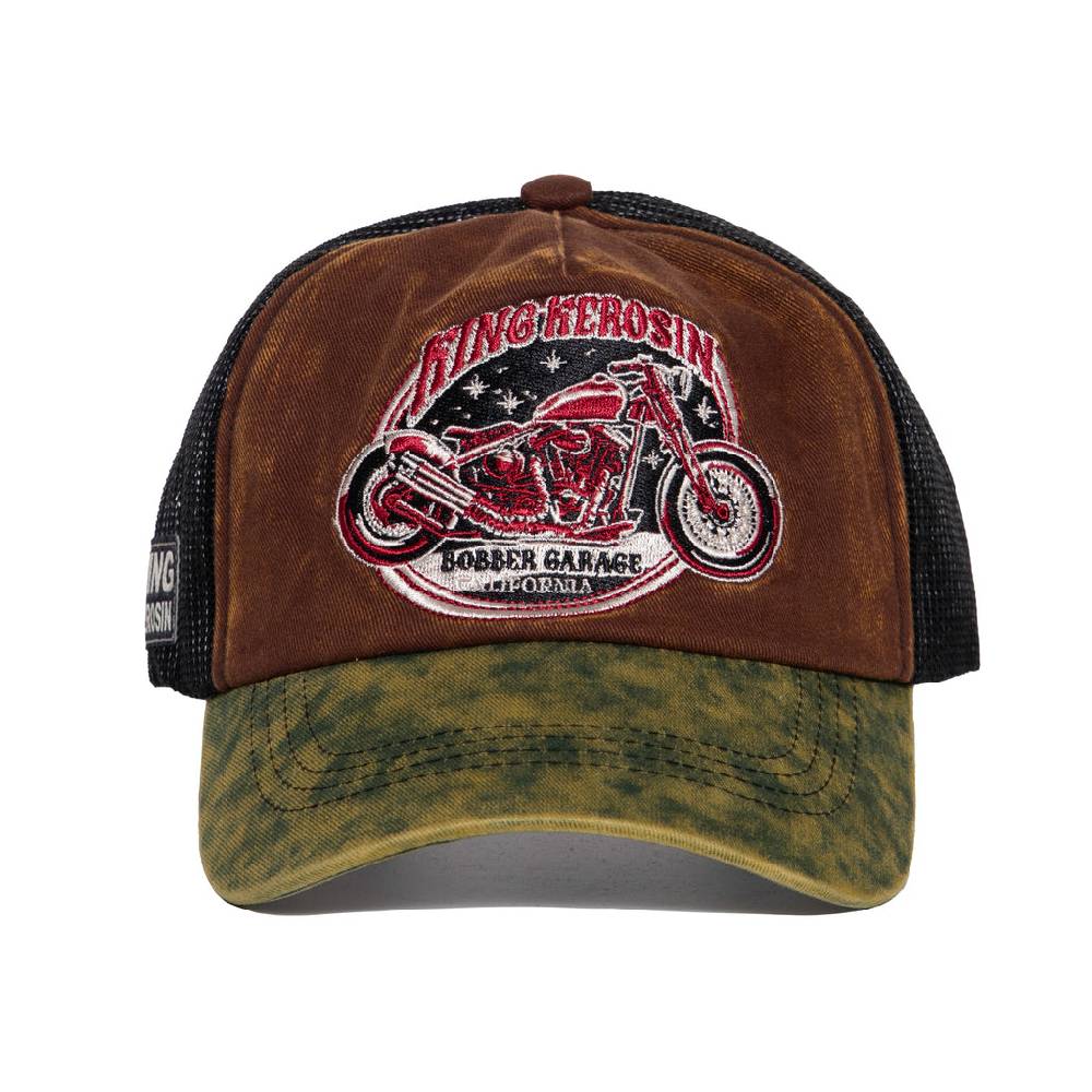 Queen Kerosin Trucker Cap «Bobber Garage» Begrenzte Freigabe