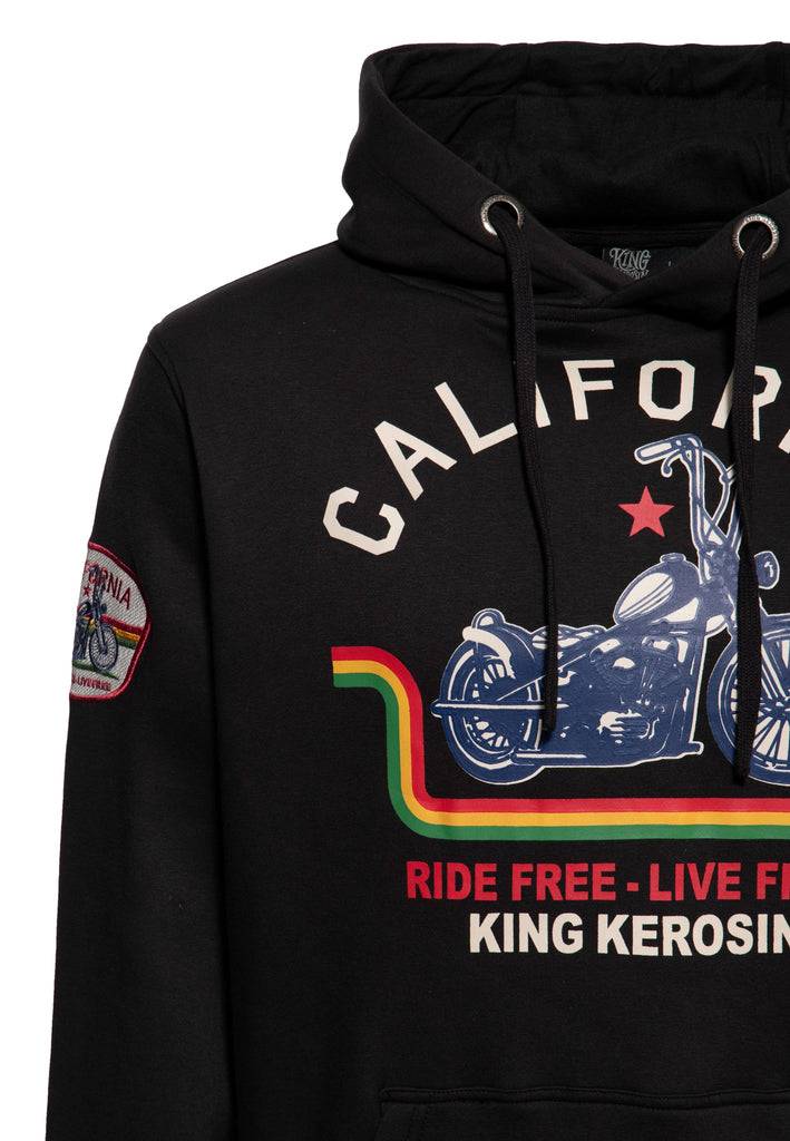 Queen Kerosin Hoodie «California» Bis zu 65% Rabatt
