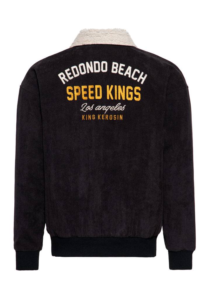 Queen Kerosin Cordjacke «Speed Kings» Sonderangebot der Fabrik