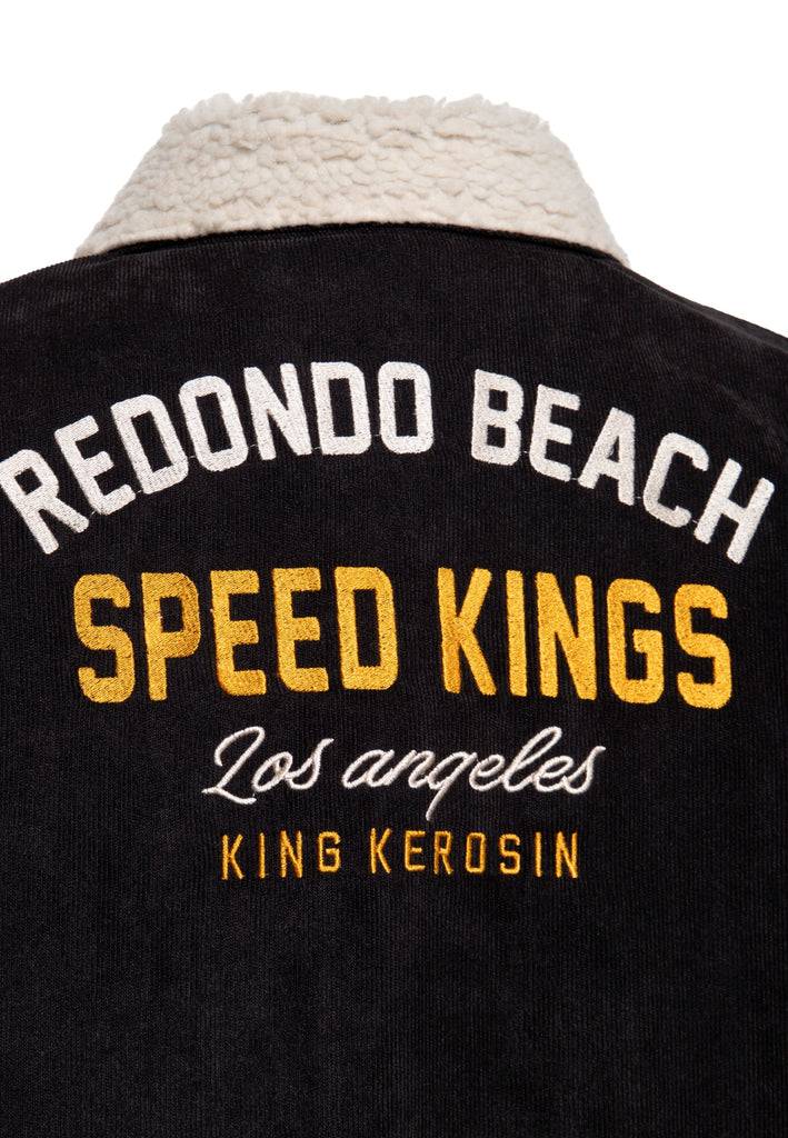 Queen Kerosin Cordjacke «Speed Kings» Sonderangebot der Fabrik