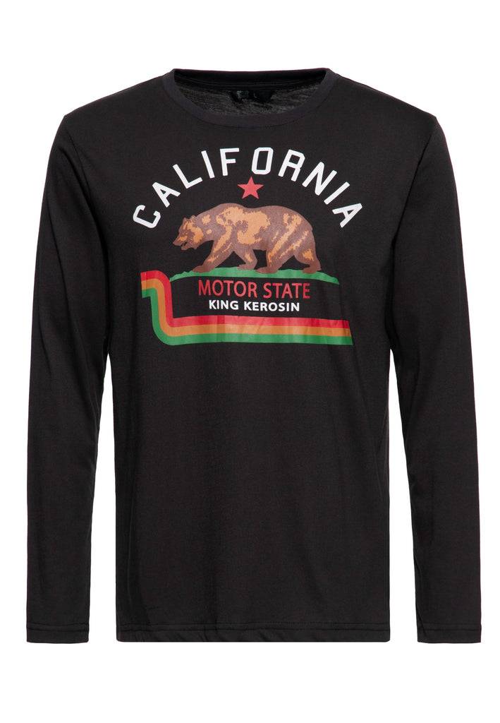 Queen Kerosin Langarmshirt «California» Vierteljährliche Förderung