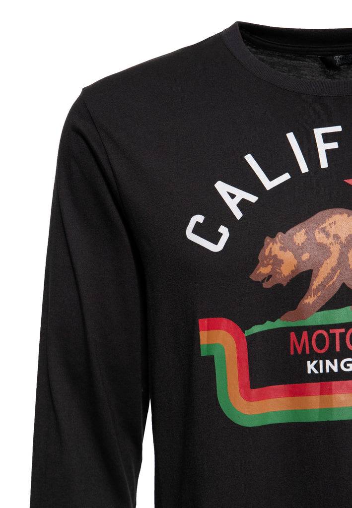 Queen Kerosin Langarmshirt «California» Vierteljährliche Förderung