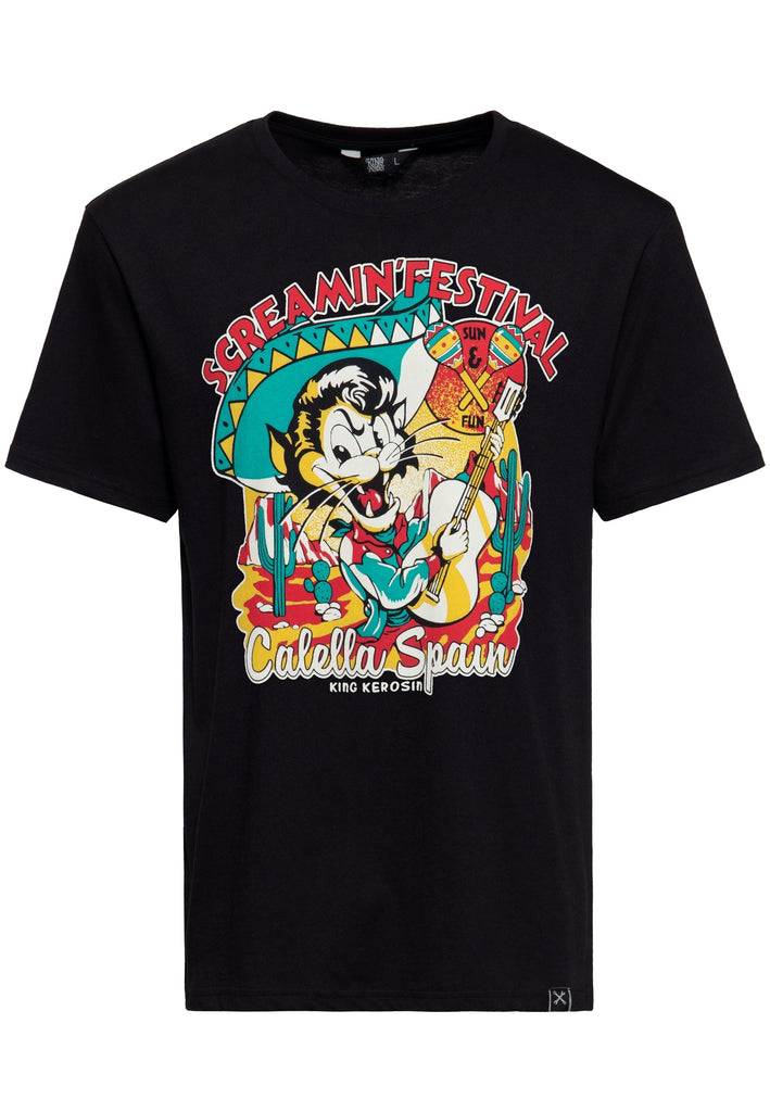 Queen Kerosin T-Shirt «Screamin' - 50s Rock & Rhythm Festival» Bis zu 55% Rabatt