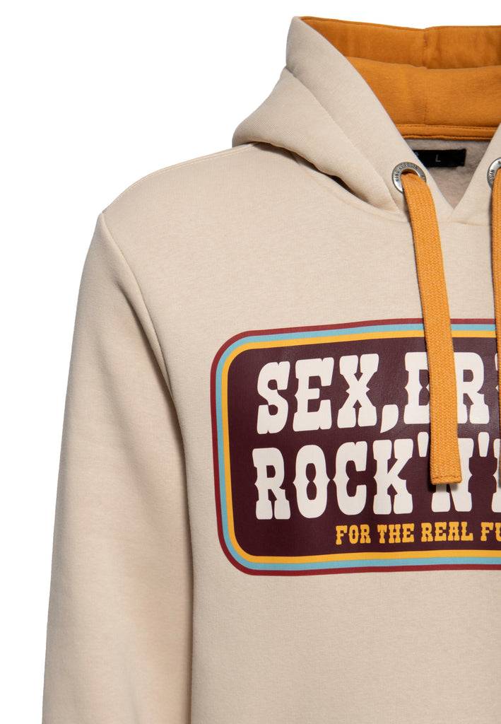 Queen Kerosin Hoodie «Sex, Drugs & Rock 'N' Roll» Black Friday Preise