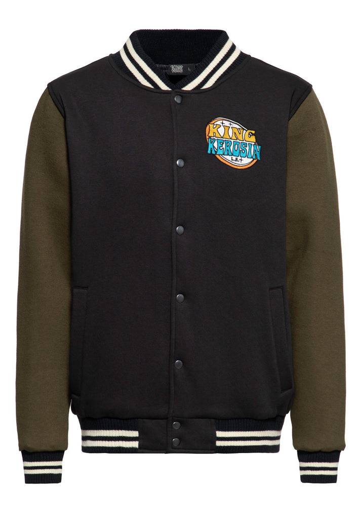 Queen Kerosin College Jacke «Street Fire» Im Verkauf
