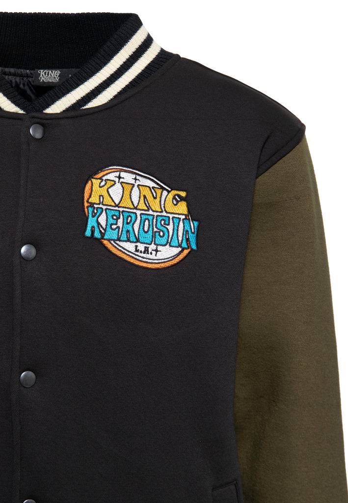 Queen Kerosin College Jacke «Street Fire» Im Verkauf