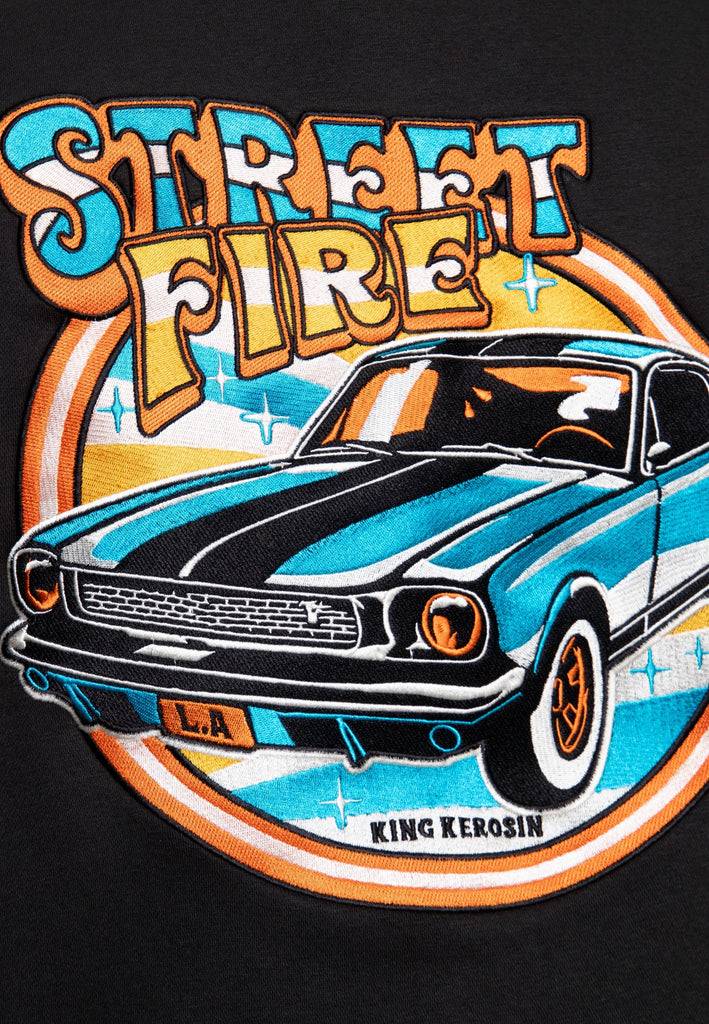 Queen Kerosin College Jacke «Street Fire» Im Verkauf
