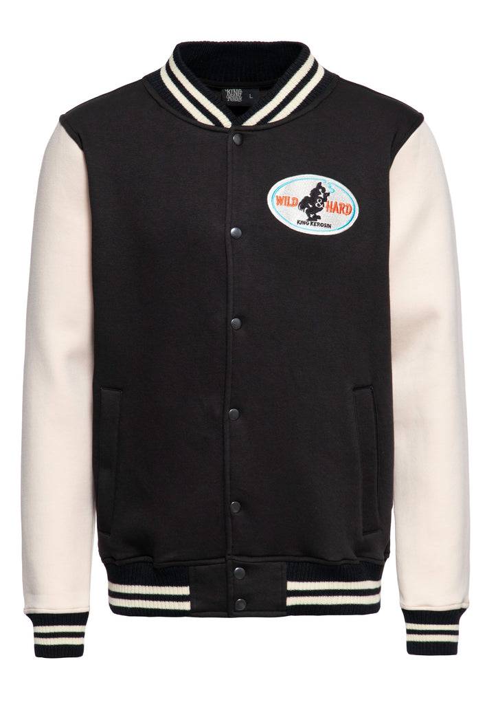 Queen Kerosin College Jacke «Super Cock» 50% Rabatt für begrenzte Zeit