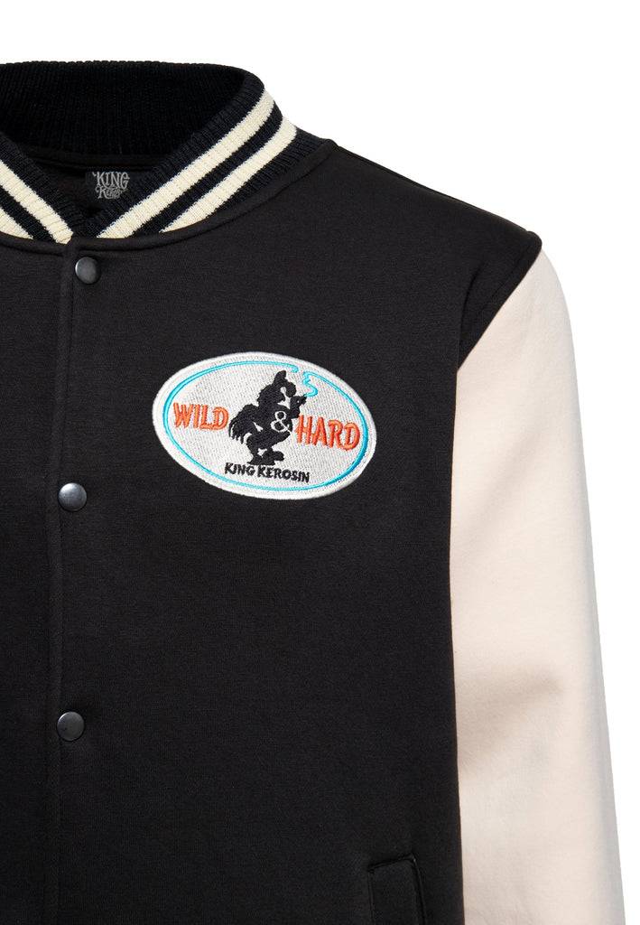 Queen Kerosin College Jacke «Super Cock» 50% Rabatt für begrenzte Zeit