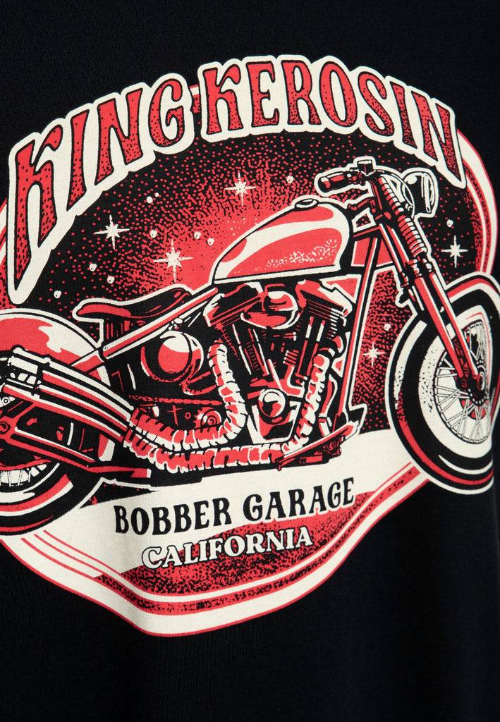 Queen Kerosin T-Shirt «Bobber Garage» Verkauf