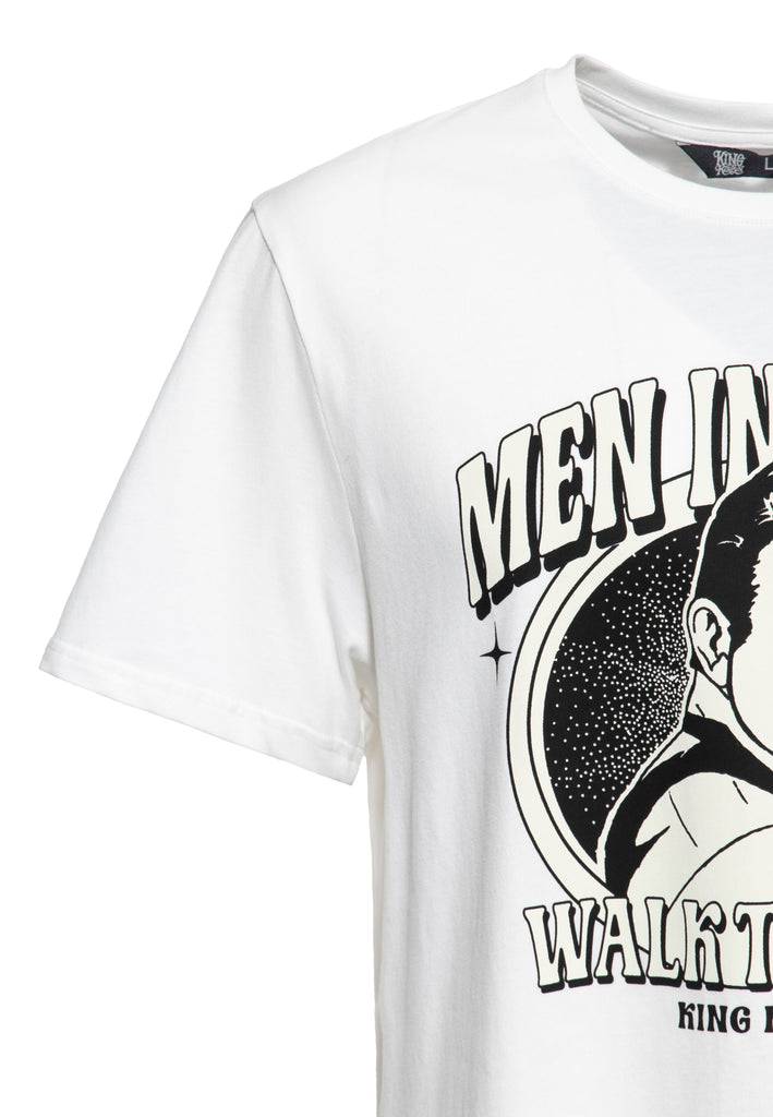 Queen Kerosin T-Shirt «Man in Black» im Angebot