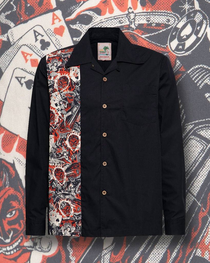 Queen Kerosin Panel Hemd «Rockabilly» Meist gekauft