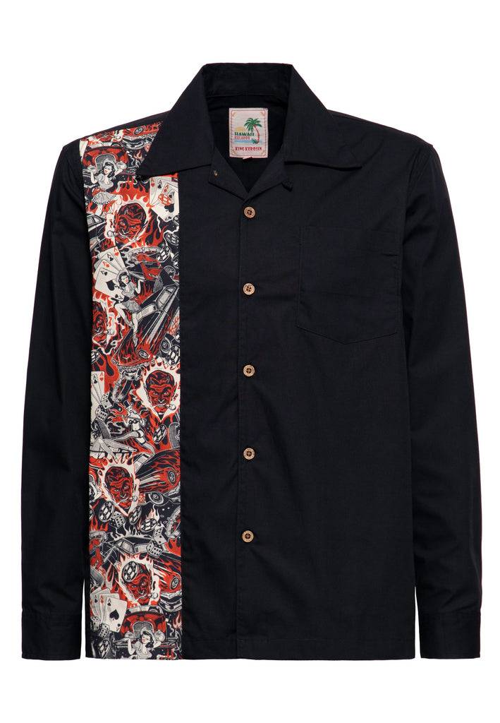 Queen Kerosin Panel Hemd «Rockabilly» Meist gekauft