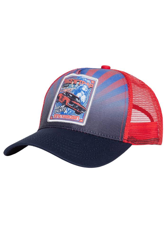 Queen Kerosin Trucker Cap «Race'N'Trap» Kostenloser Versand