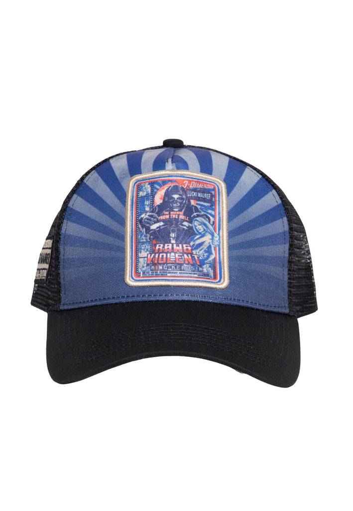 Queen Kerosin Trucker Cap «Raw & Violent» Limitierter Zeitrabatt