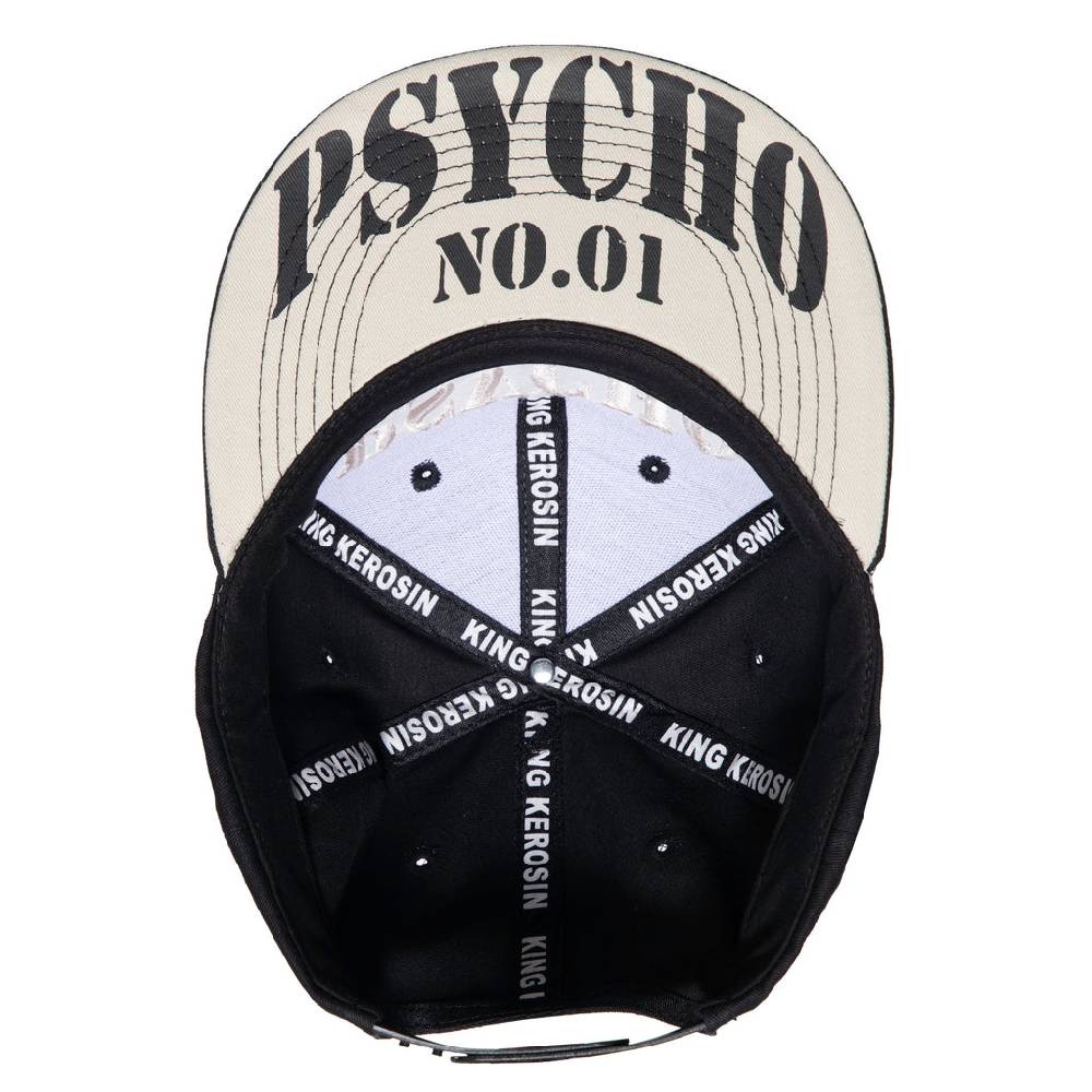 Queen Kerosin Flat Brim Cap «Psycho Ward» Fabrikpreis