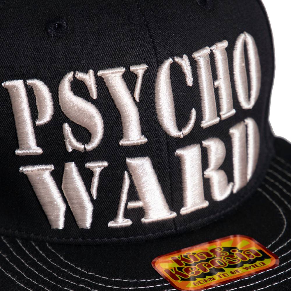 Queen Kerosin Flat Brim Cap «Psycho Ward» Fabrikpreis